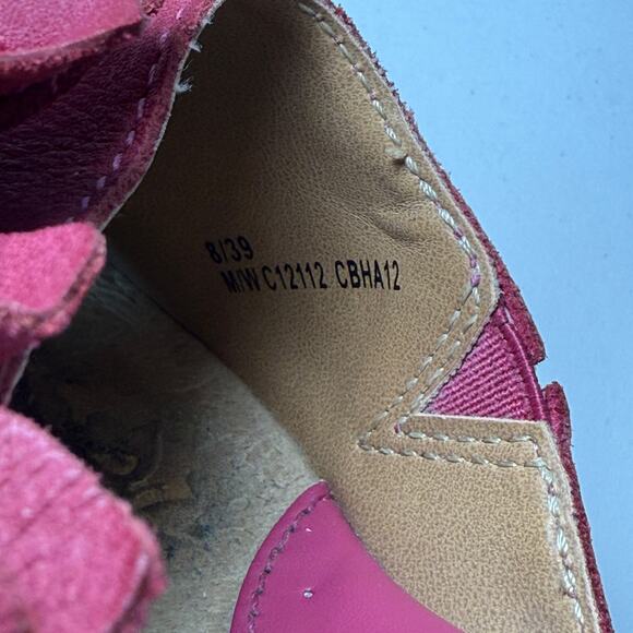 B.O.C. Born Concepts Lilibet Magenta Raspberry Pink Wedge Heel Sandals Size 8 - Picture 9 of 10